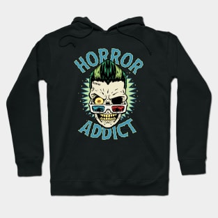 Horror Addict 3D Skull Hoodie